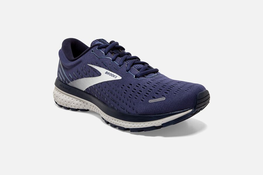 Brooks Ghost 13 Road Loopschoenen Heren - Donkerblauw/Zilver - 921058RCW